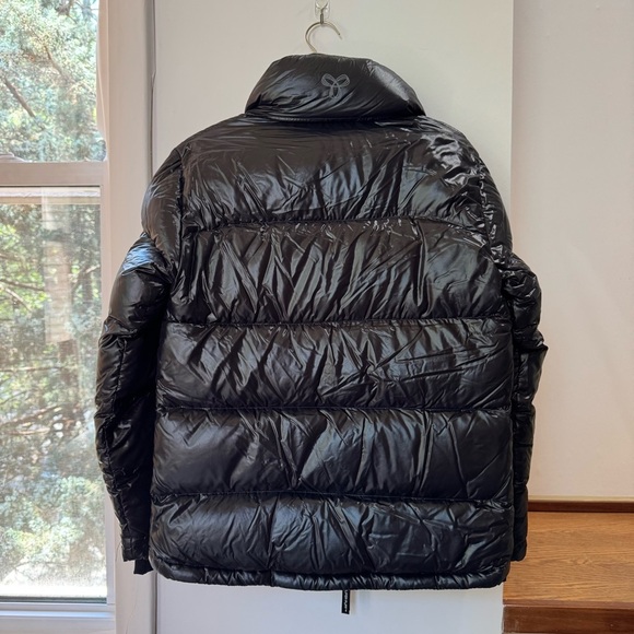 Aritzia TNA The Super Puff Puffer Jacket Hi Gloss Shiny Quilted Black 3XS - Picture 7 of 17